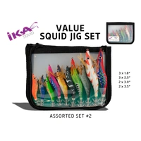 Ika Value Squid Jig Set Assorted 10pk