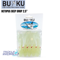 Buku Octopus Deep Drop 2.5" Squid 5pc
