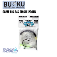 Buku Game Rig Stainless Steel Single Hook 200lb