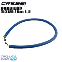 Cressi Gun Rubber Quick Bridle 14mm Blue