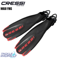 Cressi Maui Fins Black Red
