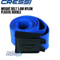 Cressi Weight Belt 1.4m Nylon Plastic Buckle 