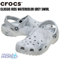 Crocs Classic Kids Watercolor Grey Swirl