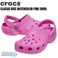 Crocs Classic Kids Watercolor Pink Swirl