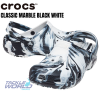 Crocs Classic Marbled Black White 