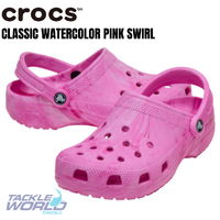 Crocs Classic Watercolor Pink Swirl 