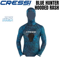 Cressi Blue Hunter Hooded Rashguard