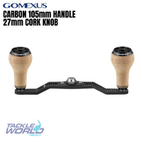 Gomexus 105mm Carbon Handle 27mm Cork Knob Black