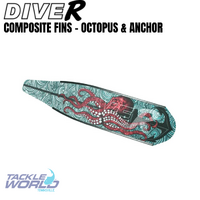 Dive R Comp Fins - Octopus & Anchor
