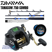 Combo Daiwa Tanacom 750/Beefstick 56HT/80lb Braid