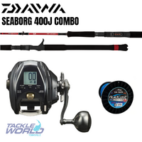 Combo Daiwa Seaborg 400J/DB B58 PE4-6/65lb Braid