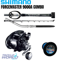 Combo Shimano Forcemaster 9000A/Status BWDD PE8-10/100lb Braid