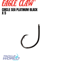 Eagle Claw Circle Sea Platinum Black 5pc