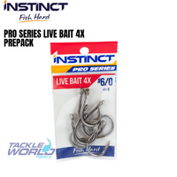 Instinct Pro Hook Live Bait 4X PrePack