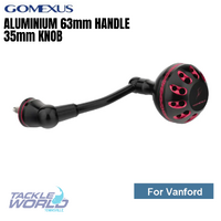 Gomexus 63cm Alum Handle 35mm Knob Black Red