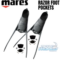 Mares Razor Foot Pockets (Pair) with Fixing Kit