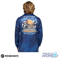The Mad Hueys Caught FK All Jaw Shirt Navy