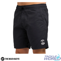 The Mad Hueys Skull Anchor Shorts Black