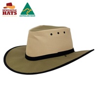 Newcastle Hats Canning Breeze Canvas Khaki