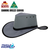Newcastle Hats Canning Breeze Canvas Silver/Grey