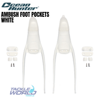 Ocean Hunter Ambush Foot Pocket White Pair