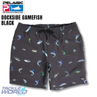 Pelagic Shorts Dockside Gamefish Black
