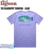 Reef Lagoon Tee Blackspot Tuskfish Lilac