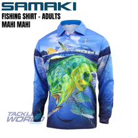 Samaki Fishing Shirt Mahi Mahi Adults