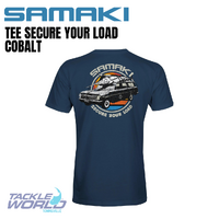 Samaki Tee Secure Your Load Cobalt