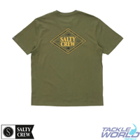 Salty Crew Iconic Premium Tee Dusty Olive