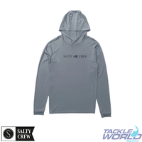 Salty Crew Rail Hooded Sunshirt Tradewinds