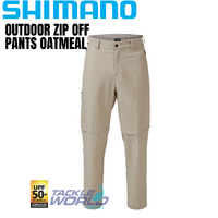 Shimano Outdoor Pants Zip Off Oatmeal