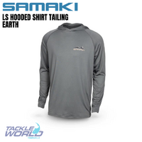 Samaki LS Hooded Shirt Tailing Earth