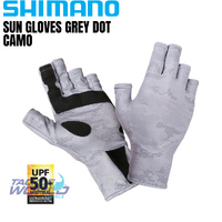 Shimano Sungloves Grey Dot Camo 