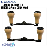 Gomexus Titanium Handle 27mm Cork Knob (7x4) Black