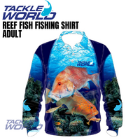 Tackle World Fishing Shirt V2 Reef Fish - Adult