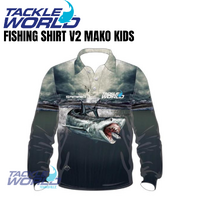 Tackle World Fishing Shirt V2 Samaki MAKO - Kids 