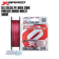 X-Braid Olltolos PE WX8 Zone Finesse Braid Multi 100m