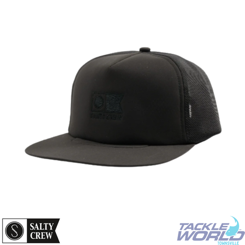 Cap Salty Crew Flagship Tech Trucker Black