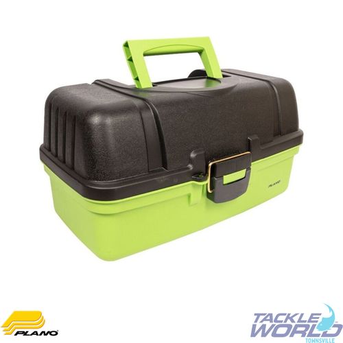 Plano 6103 3-Tray Tackle Box Green Black