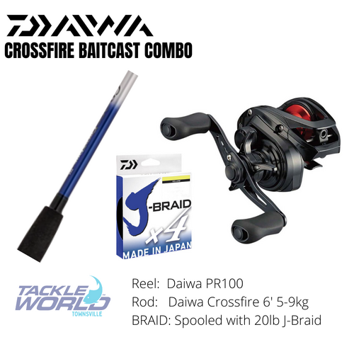 Combo Daiwa Crossfire 601HFB/PR100