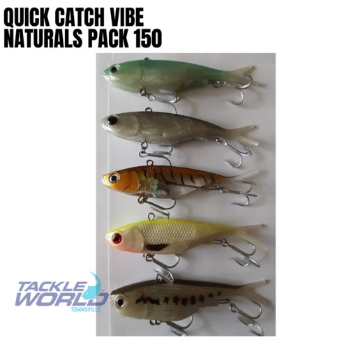 Quickcatch Vibe Pack 150mm 70g Naturals (includes box)