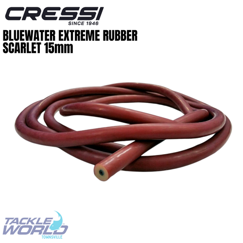Bulk Rubber Cressi Bluewater Extreme Scarlett 15mm x 10cm