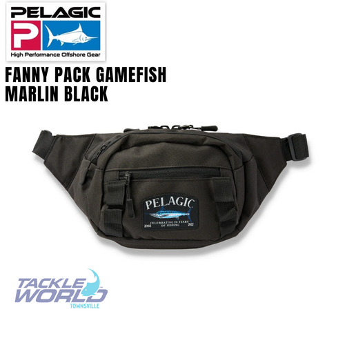 Pelagic Fanny Pack Gamefish Marlin Black
