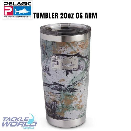 Pelagic 20oz Tumbler Open Seas Green
