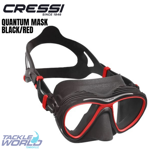 Cressi Mask Quantum Black/Red