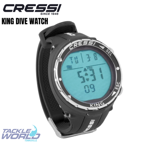 Cressi King Computer Dive Watch Black