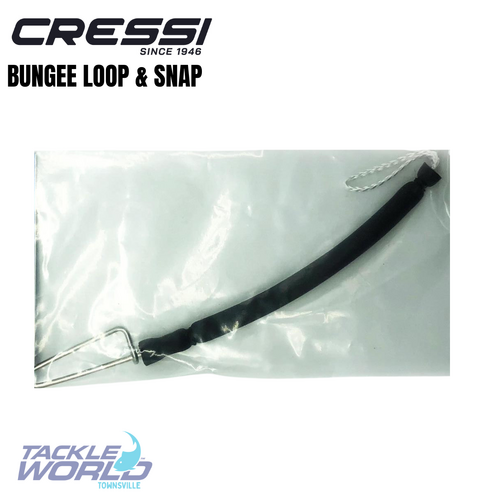 Cressi Gun Bungee 10mm Loop and Snap