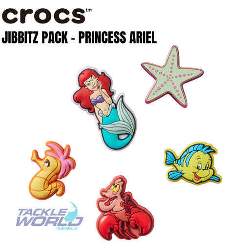 Crocs JIBBITZ Princess Ariel 5 Pack