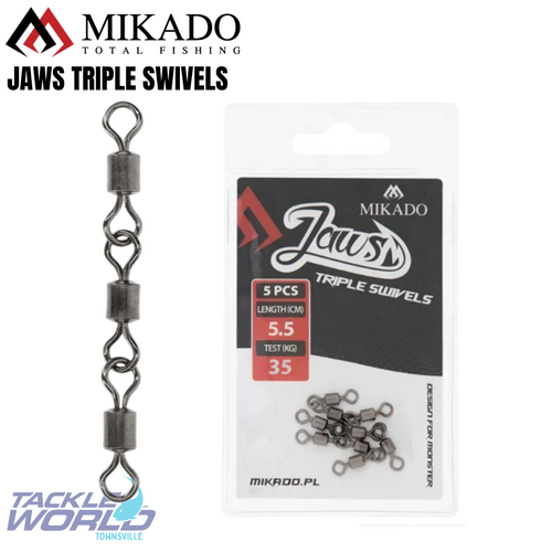 Mikado Jaws Triple Swivels XL 35kg